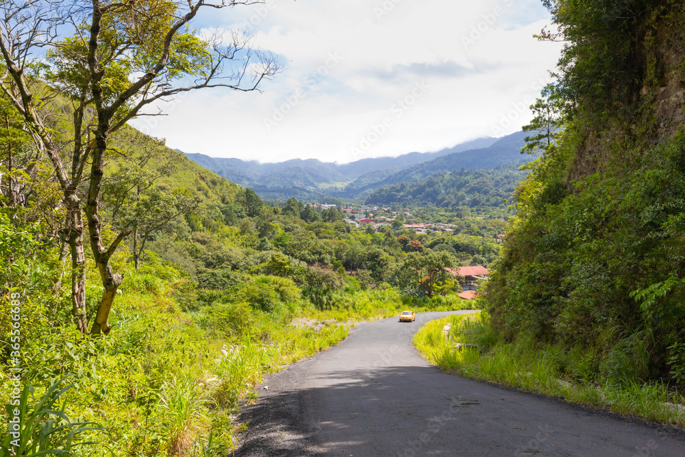 Panama Boquete panoramic view of the valley