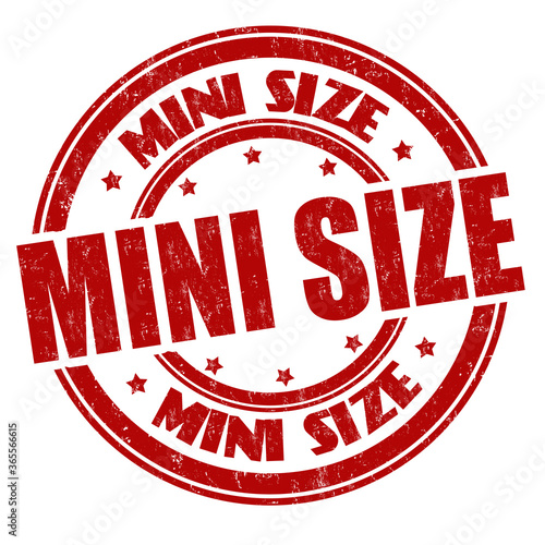 Mini size sign or stamp