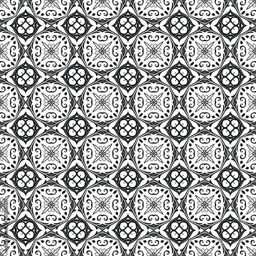 Seamless geometric ornamental vector pattern. Abstract background
