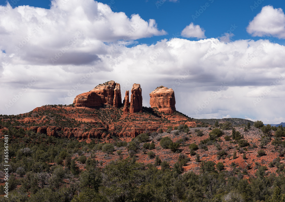 Cathedral Rock located within Coconino National Forest, Arizona.