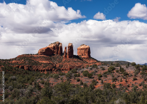 Cathedral Rock located within Coconino National Forest, Arizona.