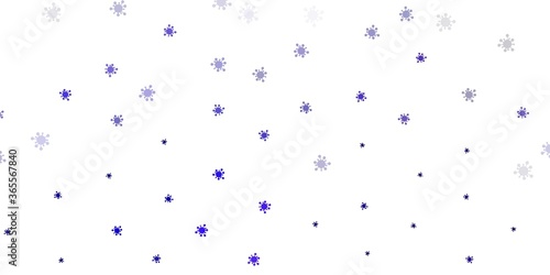 Light purple, pink vector texture with disease symbols.