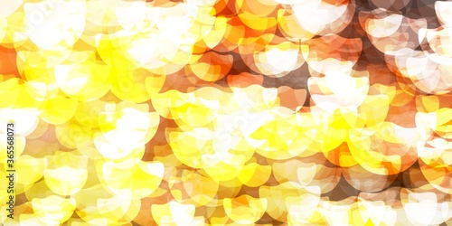 Dark Green, Yellow vector backdrop with dots.