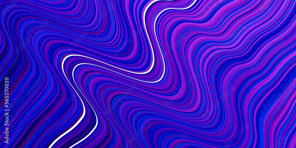 Light Pink, Blue vector background with curves. Abstract illustration with bandy gradient lines. Smart design for your promotions. Light Pink, Blue vector background with curves. Abstract illustration with bandy gradient lines. Smart design for your promotions.