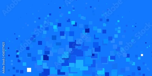 Light BLUE vector backdrop with rectangles. Abstract gradient illustration with rectangles. Pattern for commercials  ads.