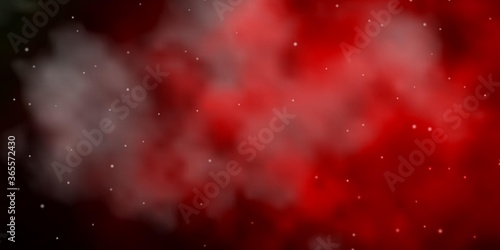 Dark Green  Red vector texture with beautiful stars. Colorful illustration with abstract gradient stars. Best design for your ad  poster  banner.