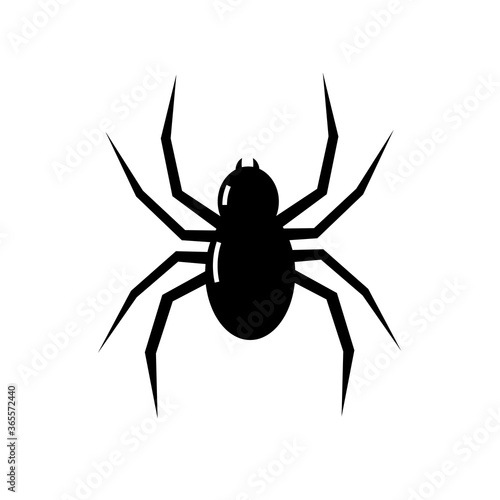 A vector illustration of a classic iconic spider