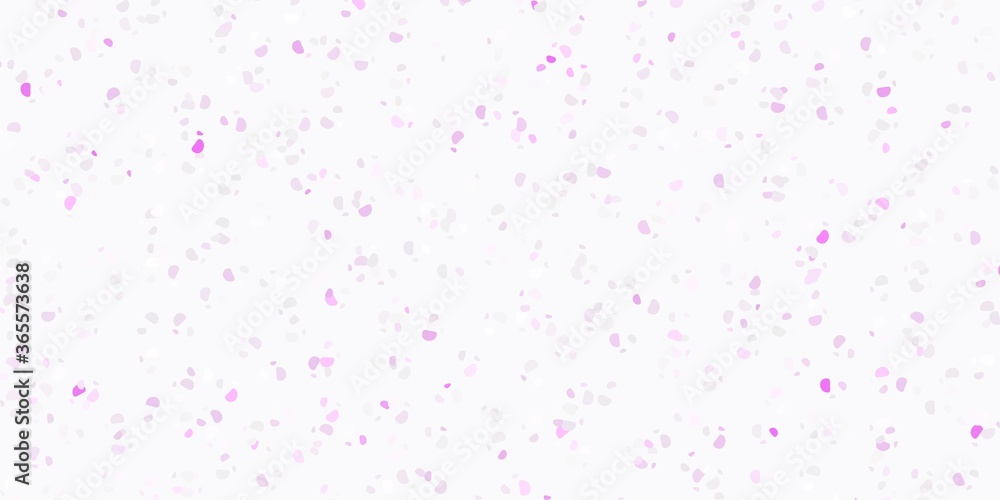 Obraz premium Light purple vector background with random forms.