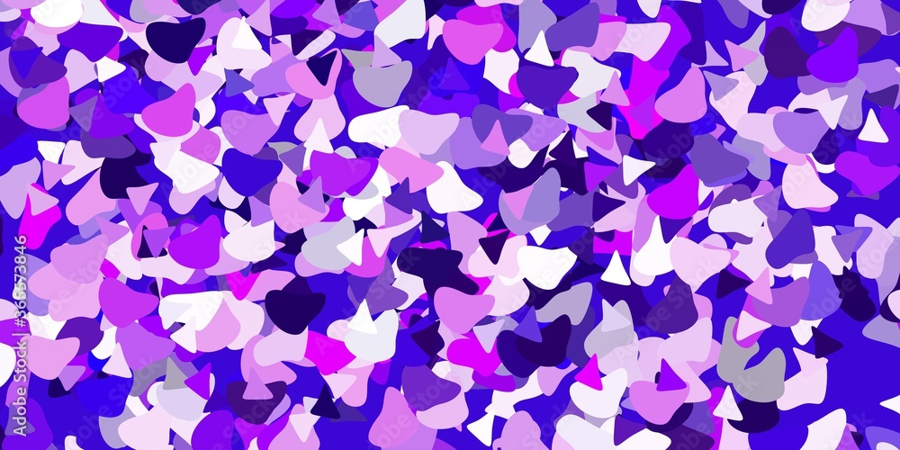 Light purple vector template with abstract forms.