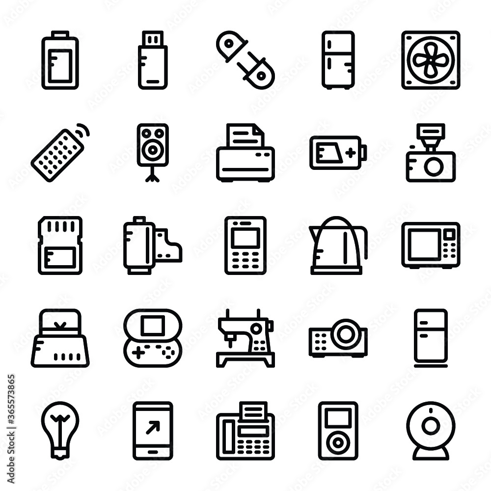 Electronics Vector Icons 3