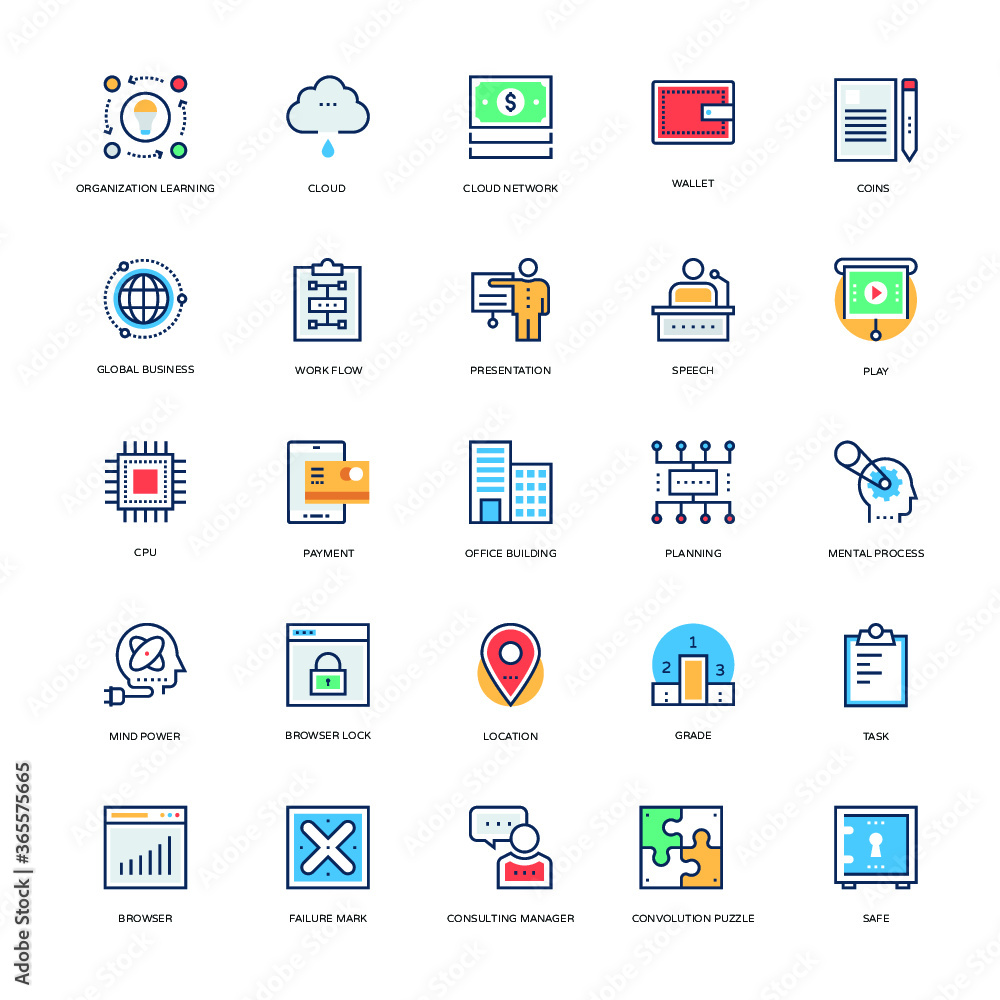 Business Ideas Flat Icons Pack
Business Ideas Flat Icons Pack