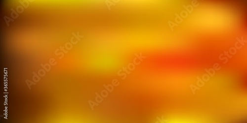 Dark green  yellow vector gradient blur texture.