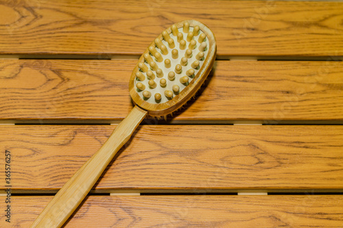 Bath and massage brush photo