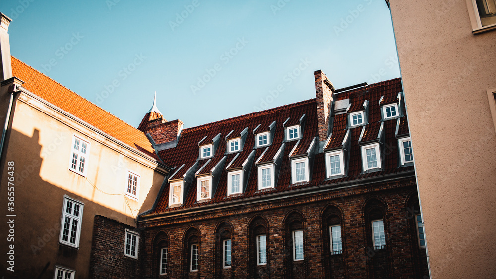 Obraz premium old houses in gdansk