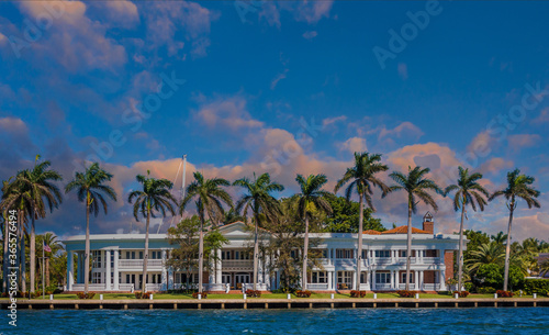 A Large House on the Intracoastal Waterway in Fort Lauderdale