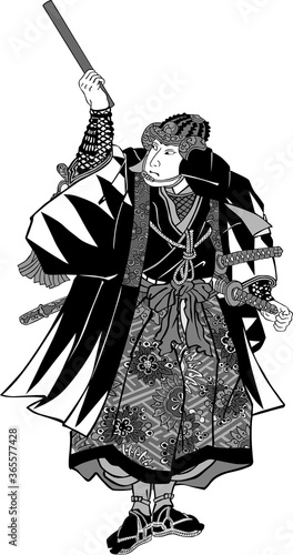 浮世絵　忠臣蔵　大石内蔵助　その1