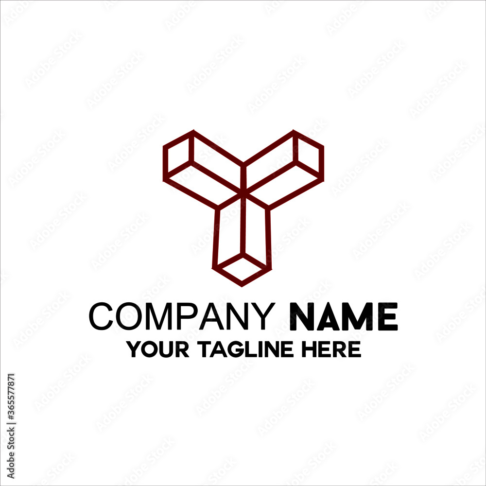 abstract logo design letter Y abstract logo design letter Y