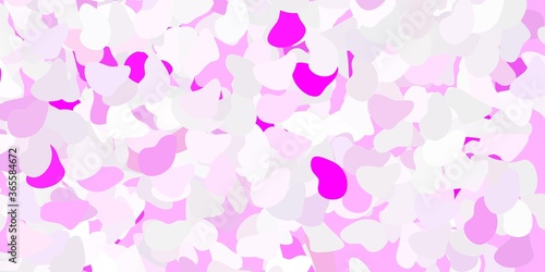 Light purple, pink vector template with abstract forms.