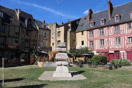 Foto The old town of Le Mans, France