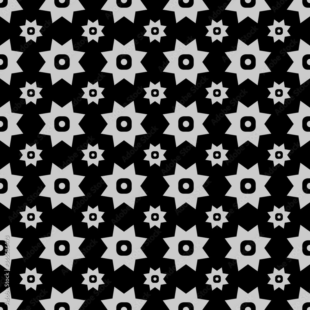 Two sized stars in a seamless repeat pattern background