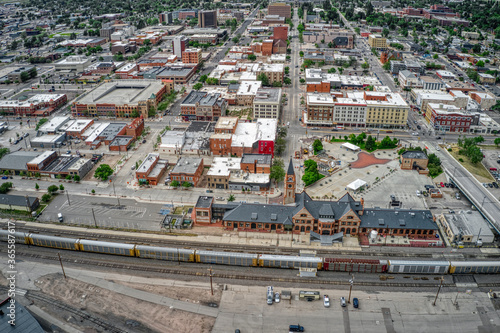 Aerial View of Cheyenne, Capitol of the State of Wyoming