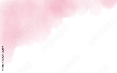 Pink watercolor abstract background.