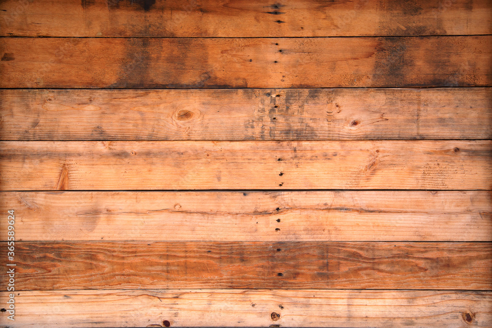 Naklejka premium Old wood flooring, text background and copy space