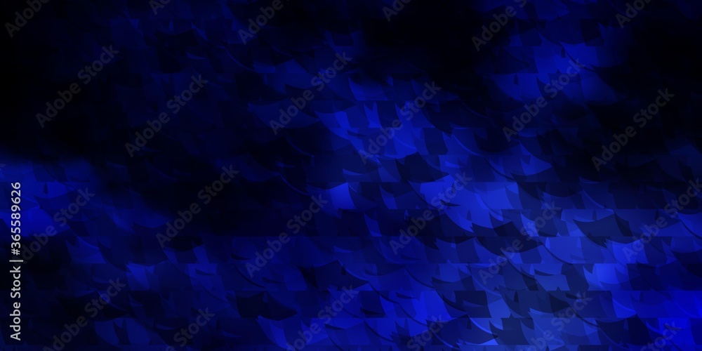 Obraz premium Dark BLUE vector pattern with polygonal style.