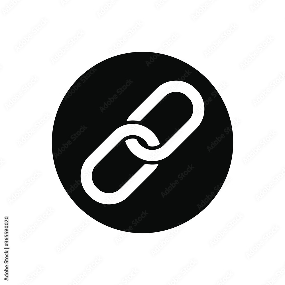 Chain icon vector logo design template Chain icon vector logo design template