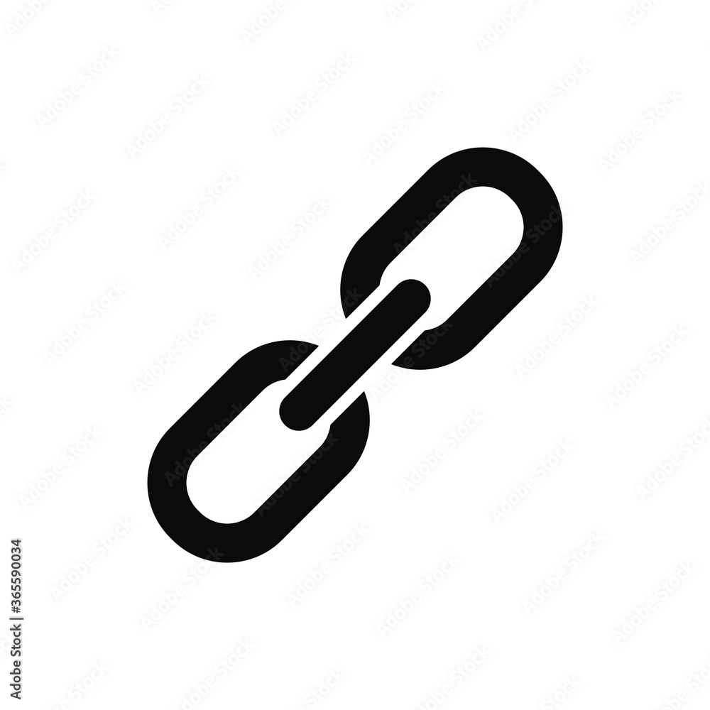 Chain icon vector logo design template Chain icon vector logo design template