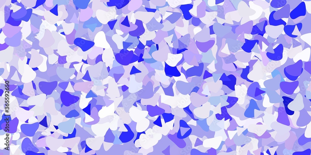 Light purple vector backdrop with chaotic shapes. Light purple vector backdrop with chaotic shapes.