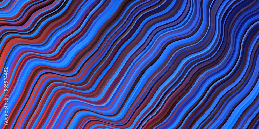 Light Blue, Red vector pattern with wry lines. Light Blue, Red vector pattern with wry lines.