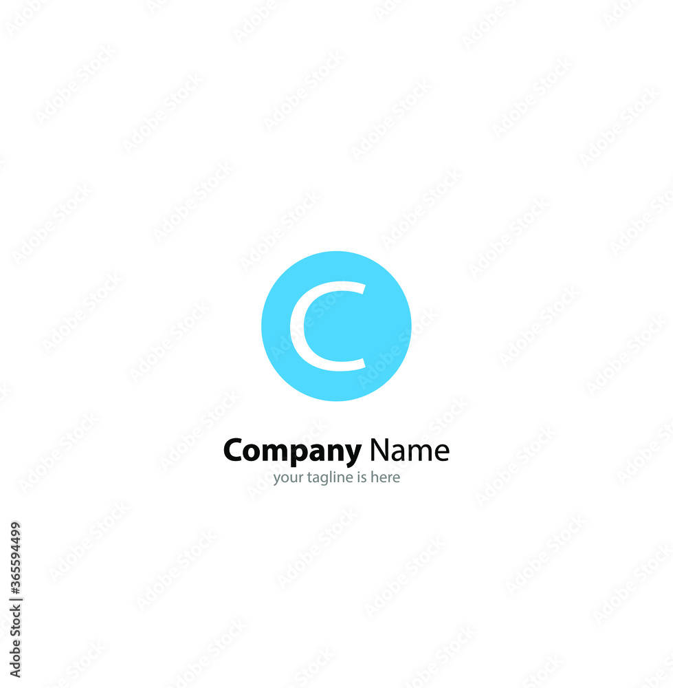 the simple elegant logo of letter C with white background the simple elegant logo of letter C with white background