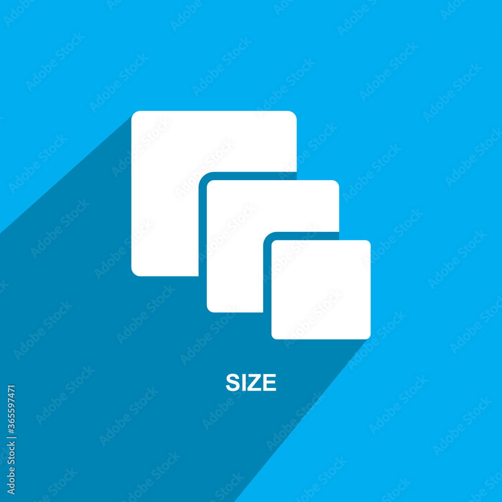 size icon, Business icon vector size icon, Business icon vector