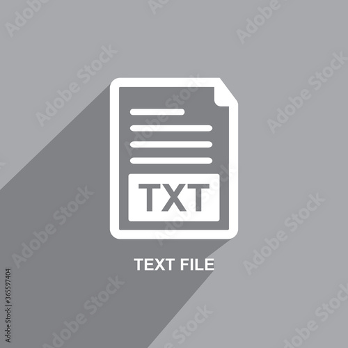 text file icon, Business icon vector