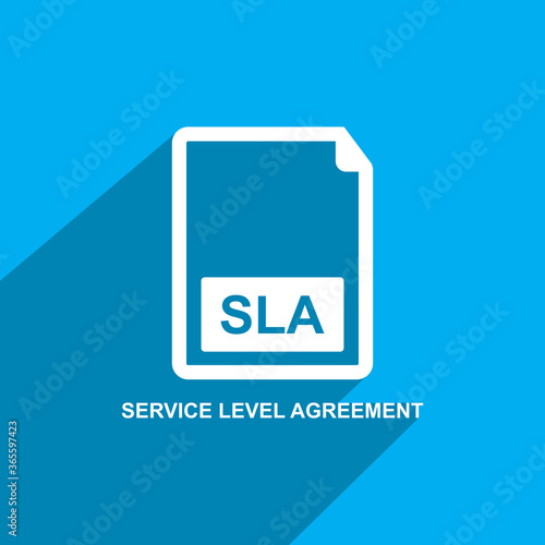 agreement level service icon, Business icon vector
