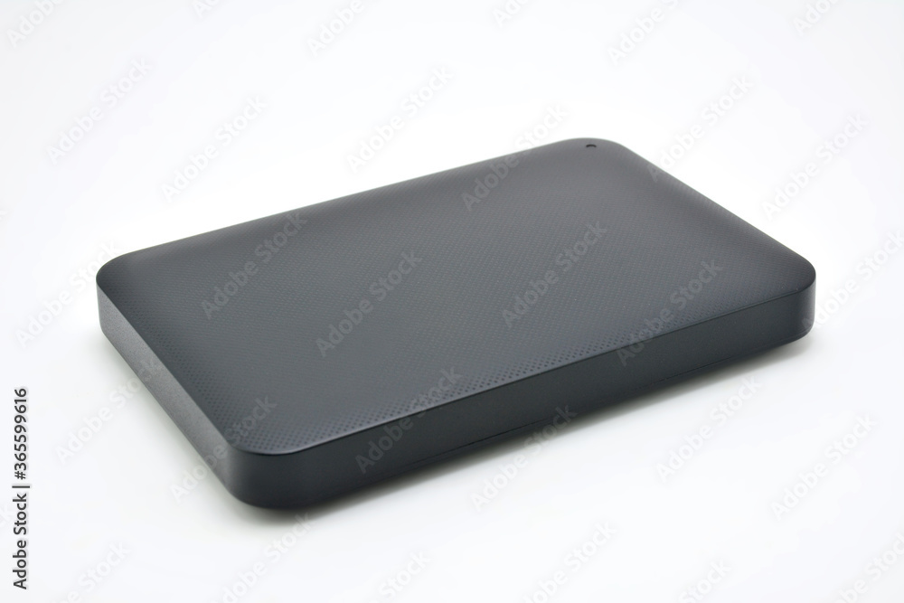 Black portable hard disk drive Black portable hard disk drive