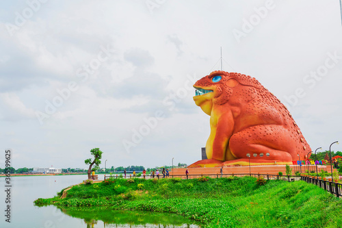 THAILAND - May 29 : Phaya khan khak or khang khok yok rop is folk literature that is popular among the people in the northeastern and northern regions of Thailand on May 29, 2016