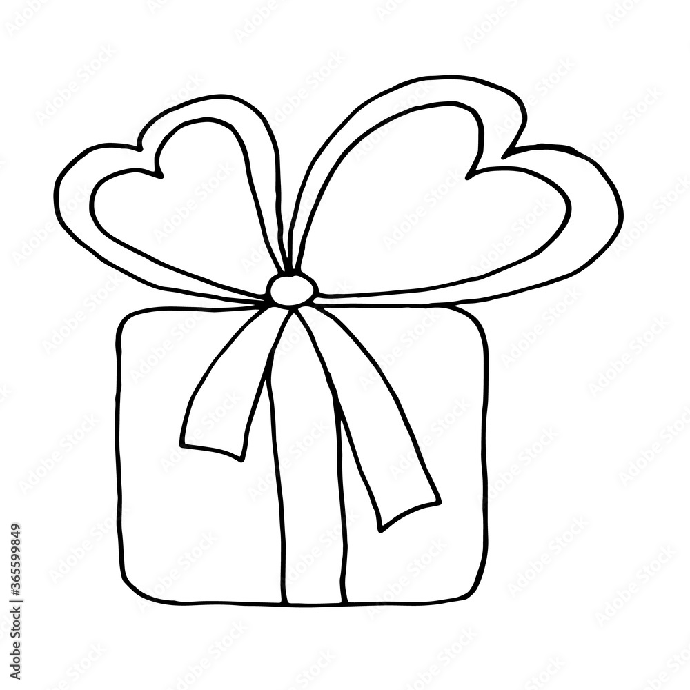 Gift box collection. Hand drawn illustrations. Great for birthday, xmas and valentine day gift. Hand drawn gift with bow heart isolated on a white background. Gift box collection. Hand drawn illustrations. Great for birthday, xmas and valentine day gift. Hand drawn gift with bow heart isolated on a white background.