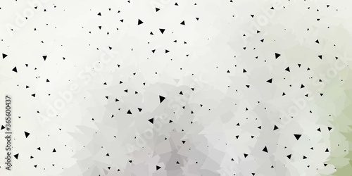 Light gray vector triangle mosaic wallpaper.