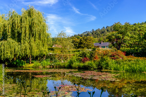 Gardens in Giverny, France