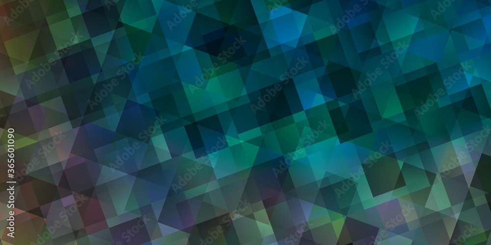 Obraz premium Light Blue, Yellow vector layout with lines, triangles.
