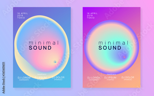Fest poster and flyer for summer music.