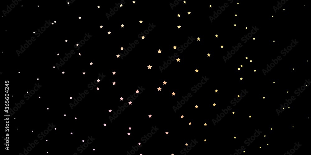 Dark Pink, Yellow vector template with neon stars. Decorative illustration with stars on abstract template. Pattern for new year ad, booklets. Dark Pink, Yellow vector template with neon stars. Decorative illustration with stars on abstract template. Pattern for new year ad, booklets.