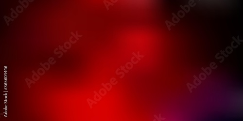 Dark blue, red vector blurred pattern.