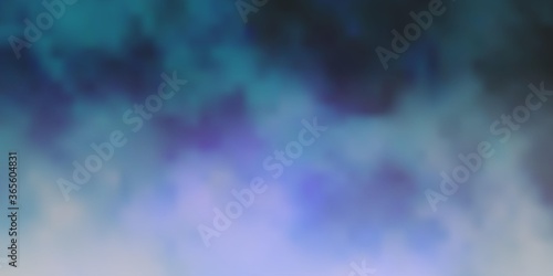 Dark Blue, Red vector backdrop with cumulus. Abstract colorful clouds on gradient illustration. Template for websites.