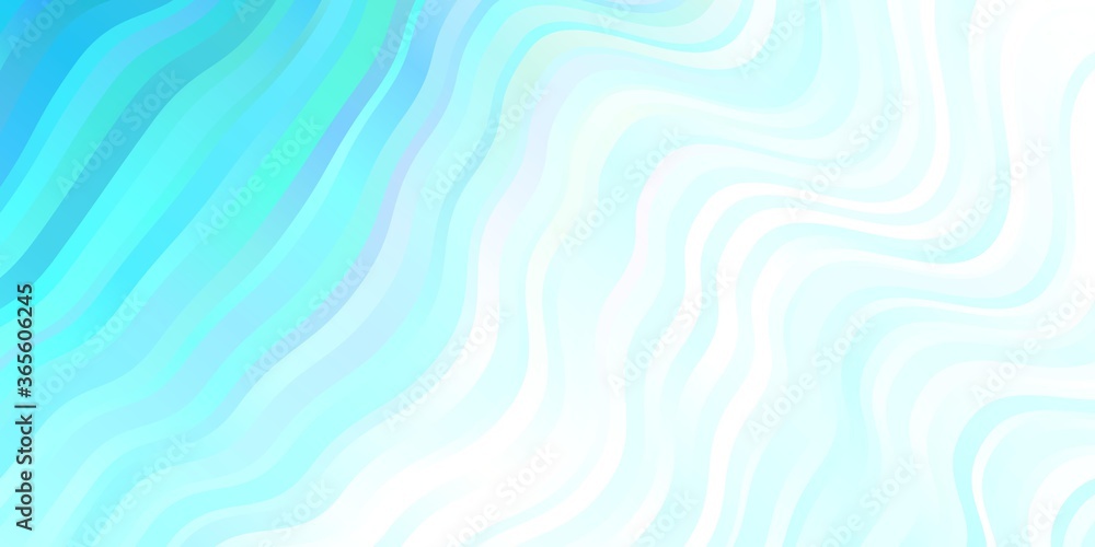 Light Blue, Green vector pattern with curves. Light Blue, Green vector pattern with curves.