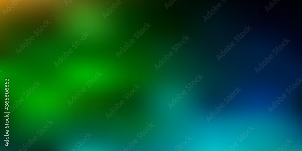 Dark blue, yellow vector blurred texture. Dark blue, yellow vector blurred texture.