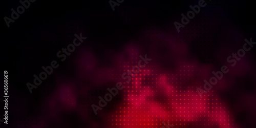 Dark Pink vector backdrop with dots. Modern abstract illustration with colorful circle shapes. Pattern for booklets, leaflets.