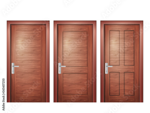 Wooden doors